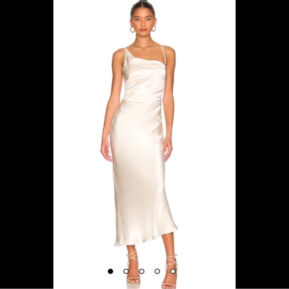 bridal dress for shower Jocelyn Backless White & Rehearsal Dinner with Pink Ribbon Tie 6 / White with White Ribbon Size:EU 41.5 / US 8.5 Slim-Fit Ribbed Mini Final Sale Plus Size up back